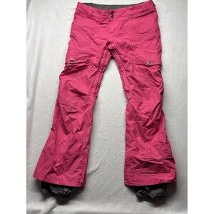 Burton Dry Ride Pants Women’s Pink Size L Snowboard Ski Bootcut Flare Nam Dinh